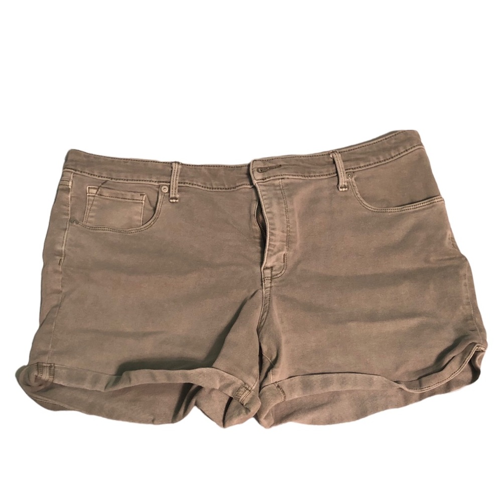 Army green shorts